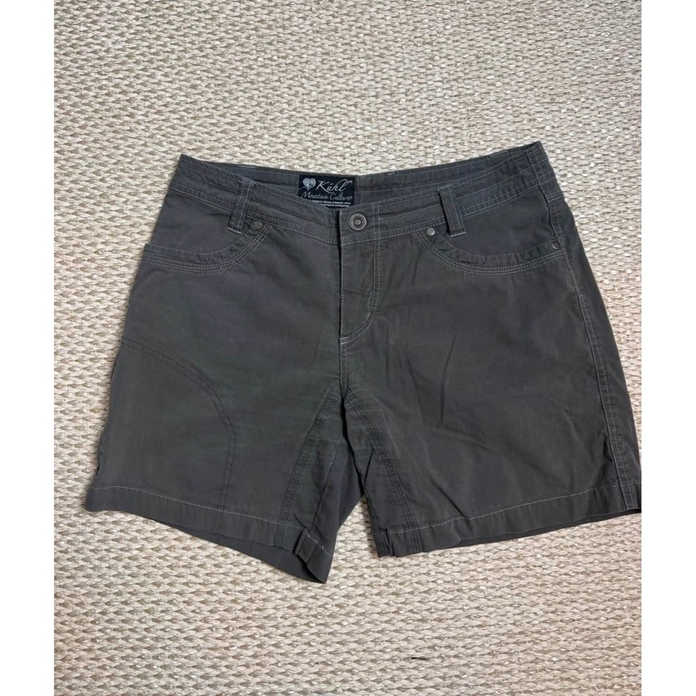 Kuhl Mountain Culture Womens Hiking Shorts Charcoal Gray Size 8 29